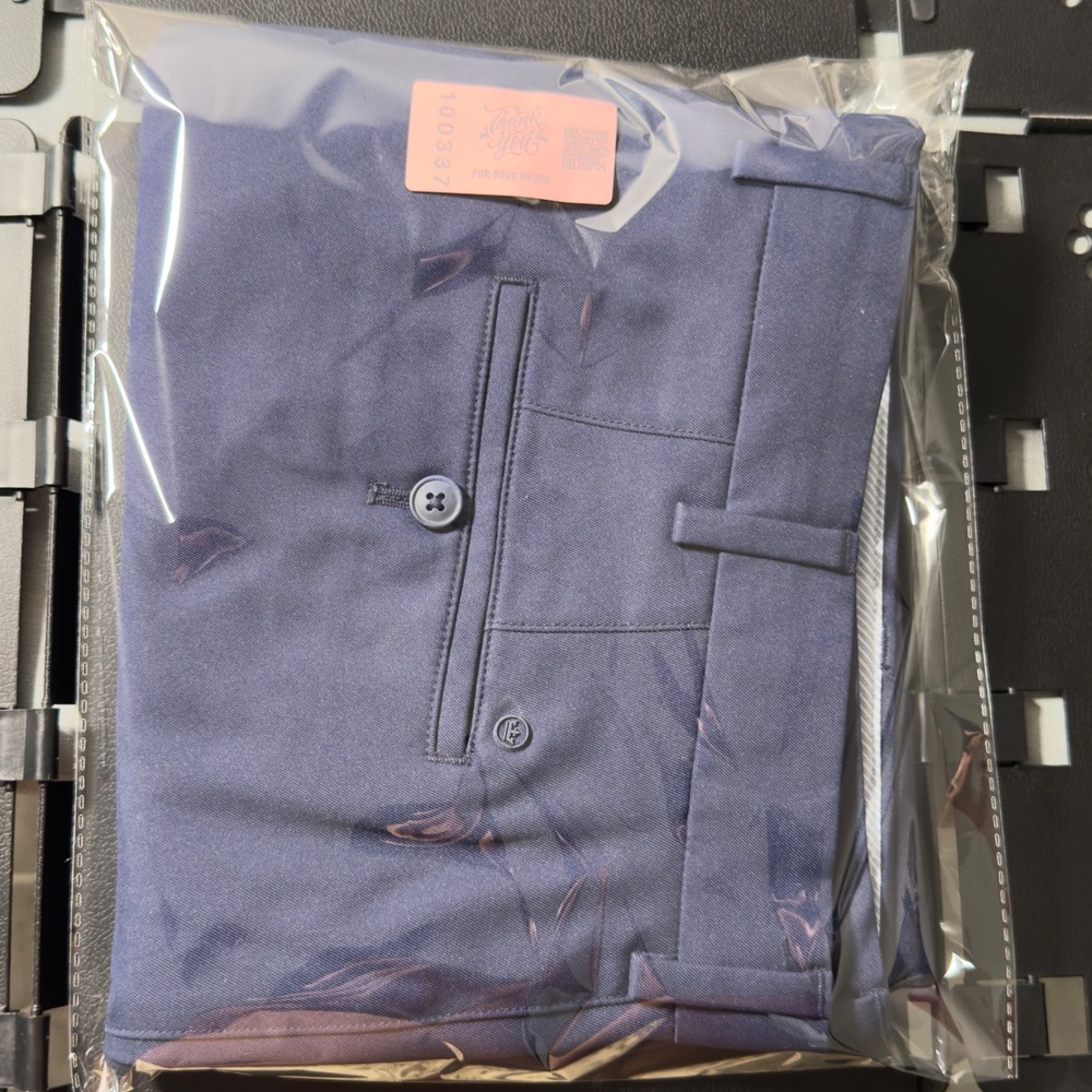 Peter Millar Salem Classic Fit Shorts Mens 38 Navy Excellent Performance ME0EB82 - Picture 14 of 14